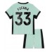 Billige Chelsea Wesley Fofana #33 Børnetøj Tredjetrøje til baby 2023-24 Kortærmet (+ korte bukser)